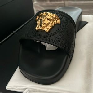 Brand new Versace slides women